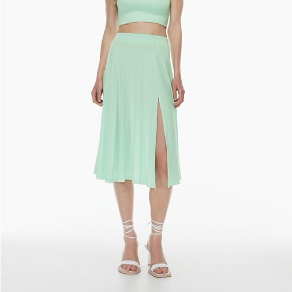 Wilfred Black Skirt with Slit - Picture 1 of 4